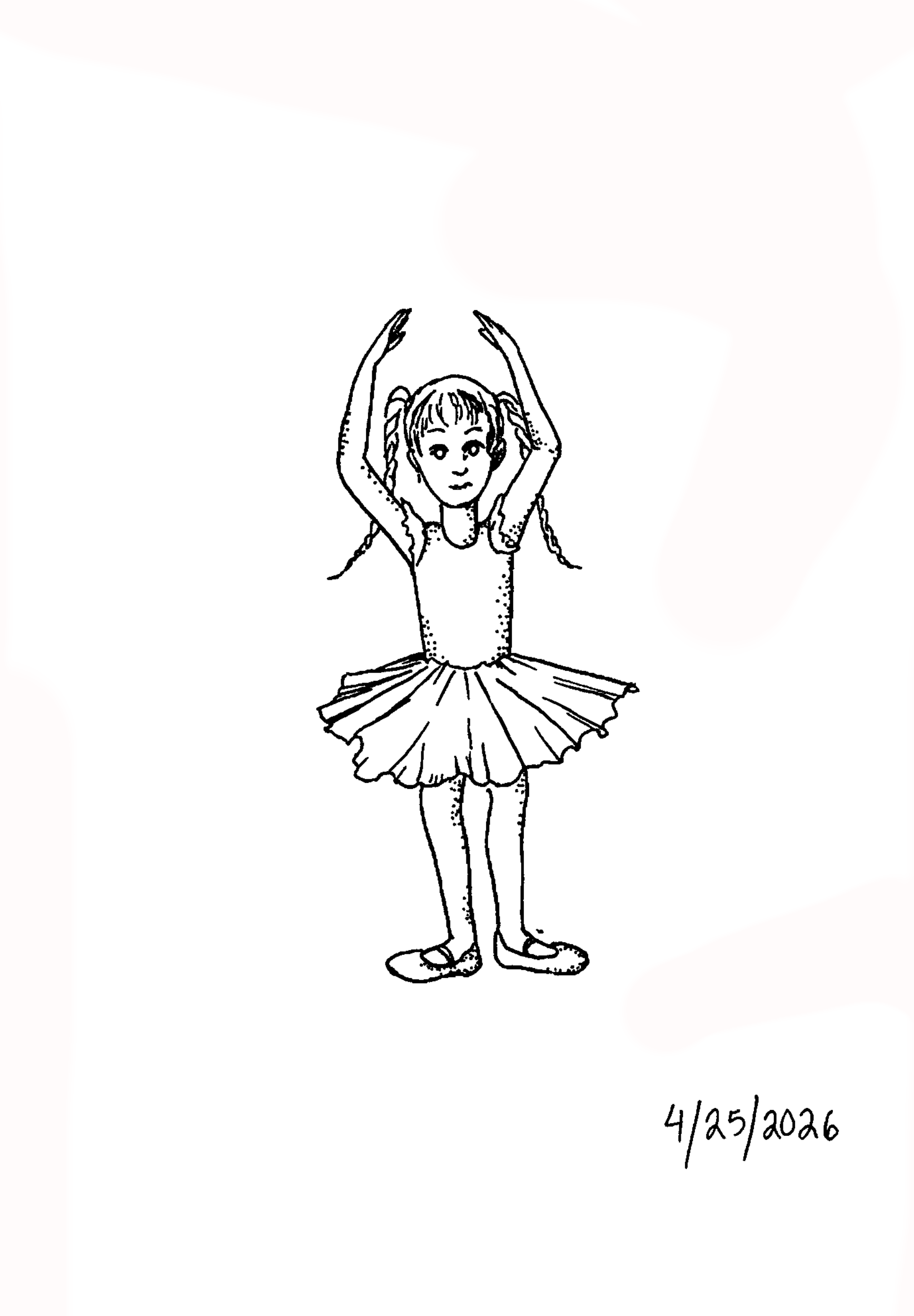 Thalia – Little Ballerina Art Print